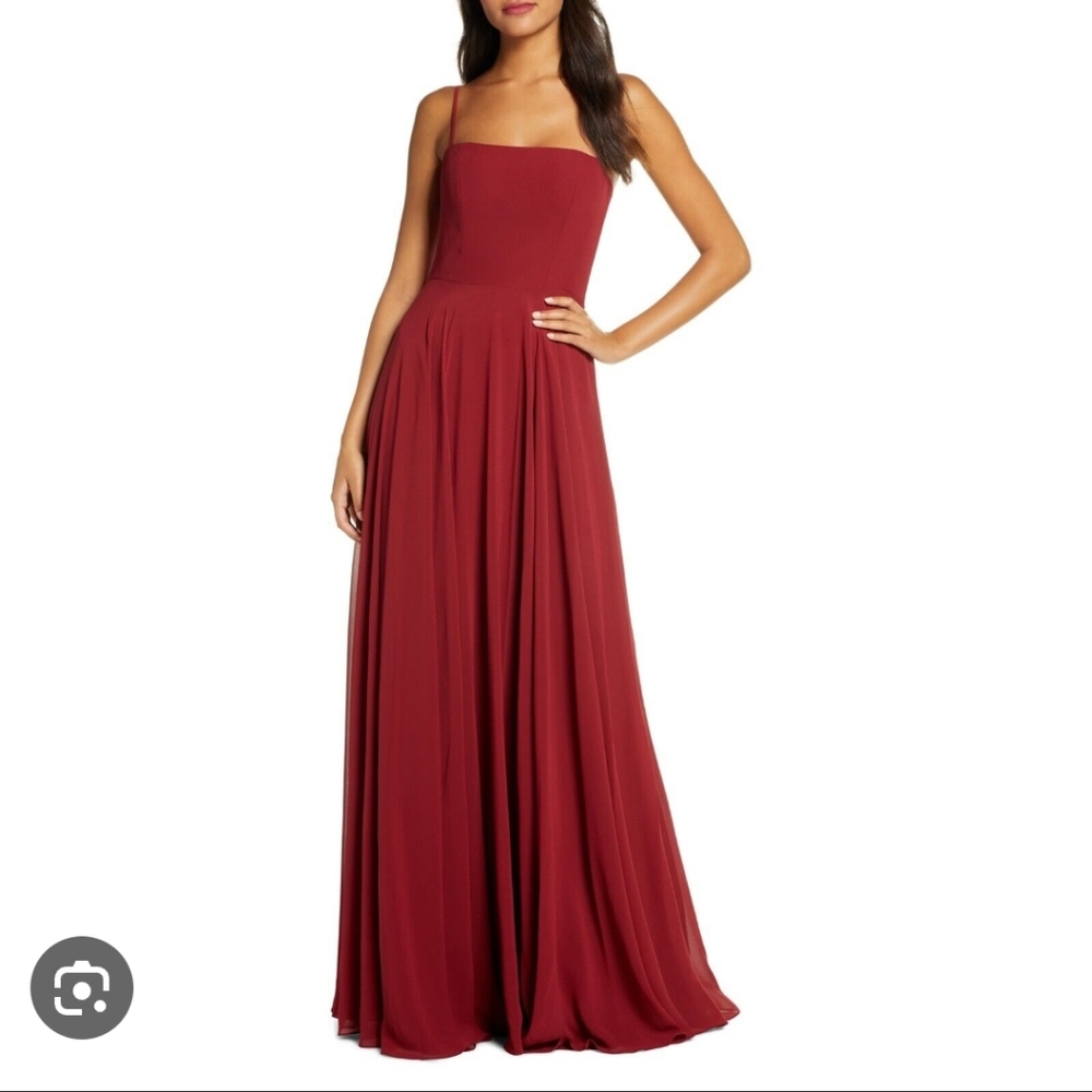 Jenny Yoo, merlot gown, size 12